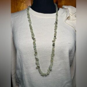 Source Unknown Light‎ Green Gemstone Necklace
